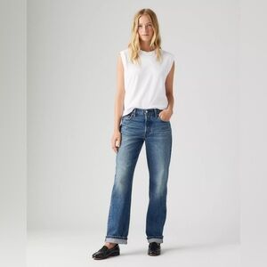 501° '90S SELVEDGE WOMEN'S JEANS Size 30 Color: Get On Board - Medium Wash